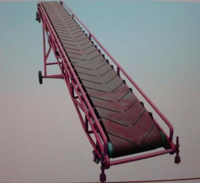 China Oil Resistant Oil Resistant Mobile Rubber Belt Conveyor for sale