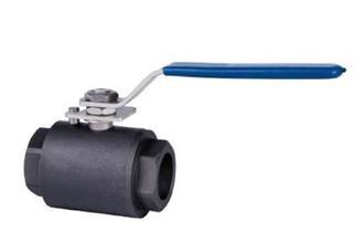 China forged steel Two chip forging steel ball valve for sale