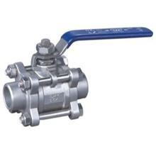 China 3-pc clamped-end stainless steel ball valve 1000wog wcb water oil gas for sale