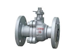 China cast steel flange ball valve for sale