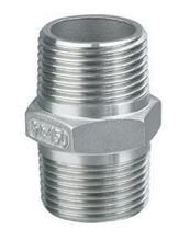 China Stainless steel Hex nipple CF8M/CF8 , Screwed Pipe Fittings for sale