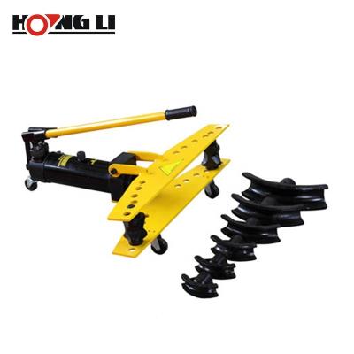 China Building Material Stores Hongli HHW-2 Manual Hydraulic Pipe Bender 13Ton, Max Stroke Is 250mm for sale