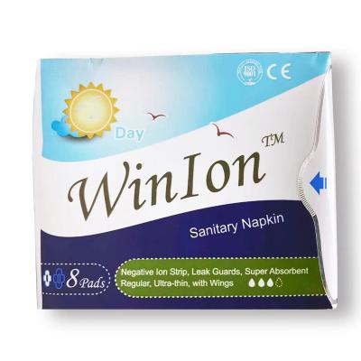 China Hot Selling Sanitary Period Breathable Pads Wing Size For Day Use for sale