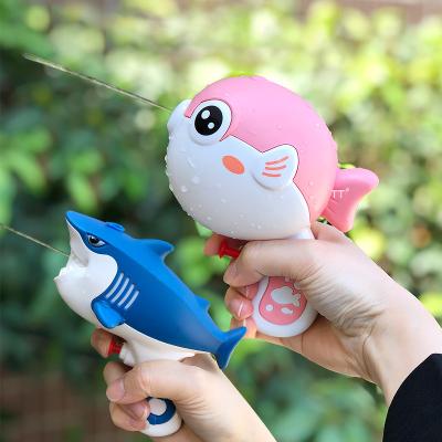 China Shark Water Gun Toys Shark Water Gun Toy Kids Summer Press Water Squirt Squirt Guns Pool Beach Outdoor Games for sale