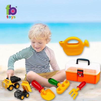 China Plastic Bench Toy Set Summer Sand Box Set Baby Beach Toys Water Play Bucket Shovel Tool Kits Accessories Building Sandbox Truck Toys for Kids for sale