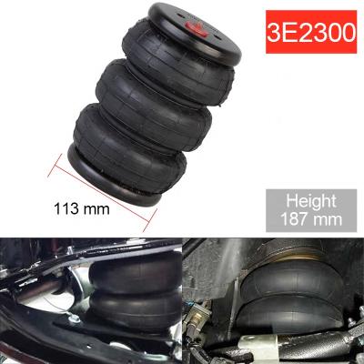 China 3E2300 #2300 3E2300 Triple Air Spring Air Spring Damper Air Ride Springs Rubber Suspension For Trucks Motorhome Chassis for sale