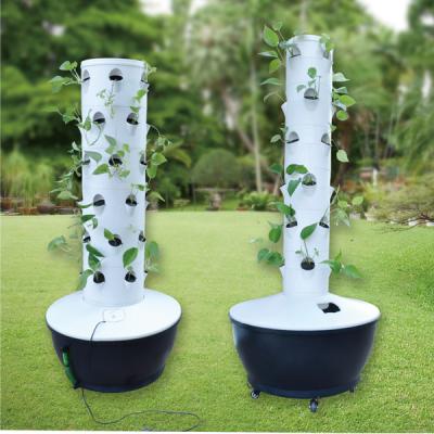 China The stable vertical garden tower system hydroponics structure indoor vegetable garden towergarden aeroponics system for sale