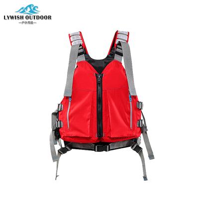 China V-shape PFD sling fabric PVC foam buoyancy nylon life vest for kayaking and canyoning for sale