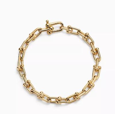 China Fashion CLASSIC Private Custom Couples Cuban Bracelet 18k Rose Gold Men Cuban Brand Chain Luxury Gold Ladies Bracelet for sale