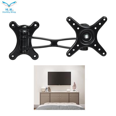 China Full Metal Movement Soporte 14-32 Inch Flat Panel TV Wall Mount Swivel 180 Degree TV Bracket for sale