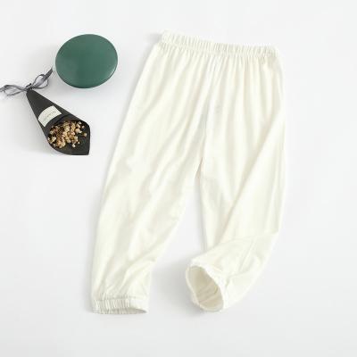 China Breathable thin anak pakaian thin casual loose children's feet middle-aged mosquito repellent pants children's air-conditioned pants for sale