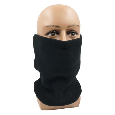 China Black Multifunctional Wholesale Neck Bandana Fleece Warmer Winter Headwear High ElasticAdult Neck Scarf for sale