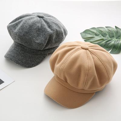 China Character New Arrive Peaked Beret Driving Octagonal Hat Women Newsboy Gatsby Hat Baker Sunscreen Female Painter Tour Hat for sale