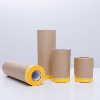 China Recyclable Eco - Friendly Paint For 38g Kraft Paper Blanking Pre - Taped Kraft Paper for sale