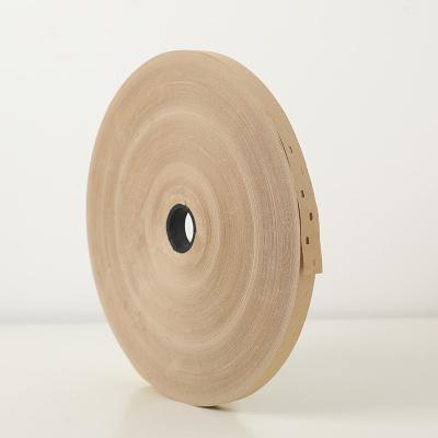 China Waterproof Gum Tape Veneer Tape For Plywood With Oval And Round Holes Perforated Dry Veneer Tape for sale