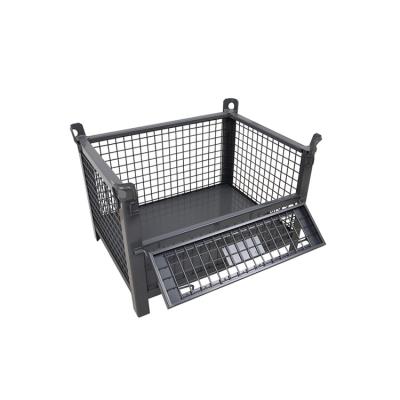 China Heavi Duti Plastic Collapsible Collapsible Checkout Basket Box Foldable Turnover 1500kg for sale