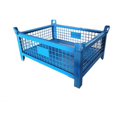 China Q235 Metal Wire Mesh Cages Heavy Duty Warehouse Storage Cage Fixed Wire Mesh Container for sale