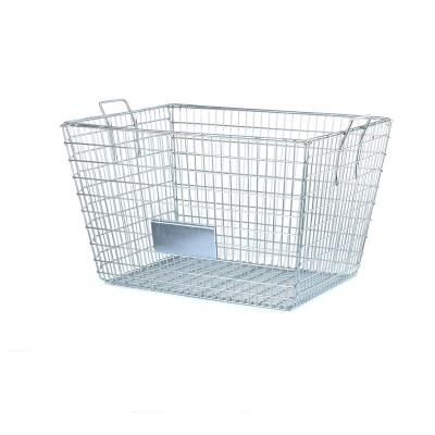 China Custom Q235 Wire Mesh Container Box Cage Metal Bin Storage Container Welded Wire Mesh Box for sale