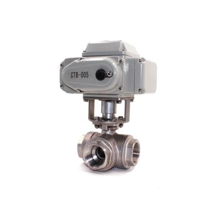 China General Motorized Flow Control Valve 3 Way Motorized Electric Control Valve for sale