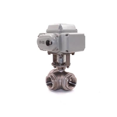 China General Motorized Flow Control Valve Motorized Valve Three Way Motorized Valve for sale