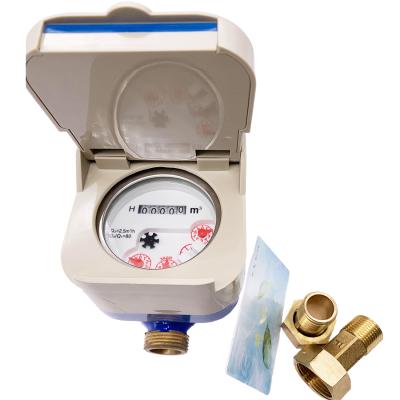 China Cheap Indoor RF / IC Card Prepaid Water Meter With Valve Control 02 for sale