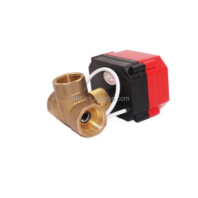 China General 1inch CWX-50P Three Way Motorized Trackball Valve For Heating Water System for sale