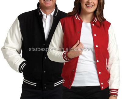 China Breathable custom varsity jackets, custom embroidered varsity jackets for sale