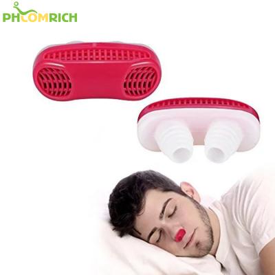 China Relieve Snoring Aid Device 2 in 1 Anti Snoring Nose Exhale Air Nose Scrubber For Sleep Aid Stop Snoring for sale