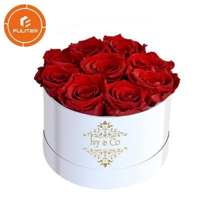 Chine Boîte-cadeau rose d'emballage de fleur de boîte-cadeau de luxe unique fait sur commande à extrémité élevé de vente en gros à vendre