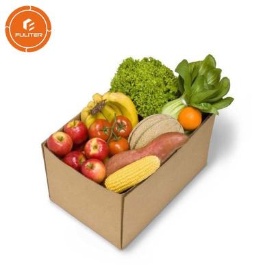 China Deluxe fruit packaging gift box square fruit and vegetable boxes for sale