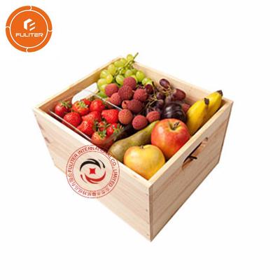 China La caja de regalo de madera de lujo especialmente modificada para requisitos particulares de la fruta de la caja de la fruta diseña libremente en venta