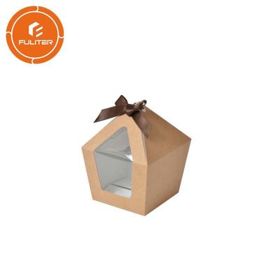 China Sellado caliente de papel reciclado creativo de encargo/Deboss de la caja de torta del PLA del día de tarjeta del día de San Valentín/impresión de pantalla de seda disponible en venta