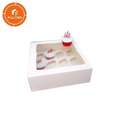 China Caja de torta a todo color de la caja de torta de la cartulina del pla de la compensación de la aduana CMYK mini en venta