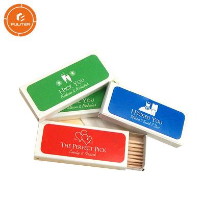 China Lightweight Personalized Toothpick Holder Paper Material Easy Take Along for sale