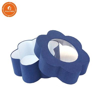 China Handgemachtes Polygon-Geschenk-Verpackungs-Kasten-Blumen-Form-Schmuck-Einkommen zu verkaufen