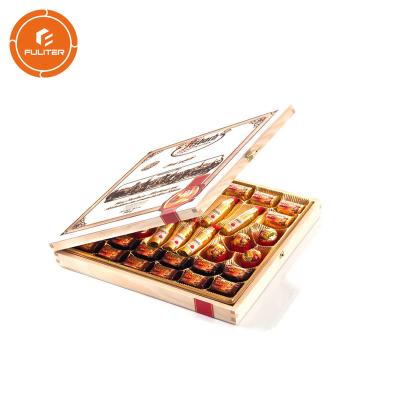 China Handmade Tea Bag Wooden Presentation Box Matte/Gloss Lamination Surface Finish for sale