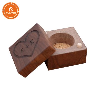 China Dark Painting Wooden Gift Box , Gift Packing Wood Storage Box With Lid for sale