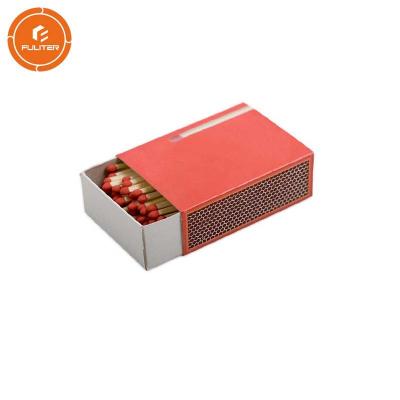 China Luxury Foil Printing Match Stick Boxes Art Paper Material Hot Stamping for sale