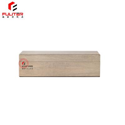 China Custom Made Wooden Gift Box , Printed Long Tobacco Pipe Wood Box Silkscreen for sale