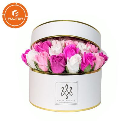 Chine Le métier exquis a adapté le boîte-cadeau aux besoins du client de luxe superbe de fleur de tournée de distribution de journaux à vendre