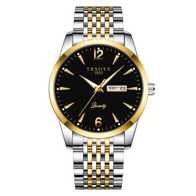 China Luxury Automatic Custom Logo Stainless Steel Business Style Watch Luminous Date Fashion For Men Brand Best Selling Packaging Rts TRSOYE TRS068 for sale