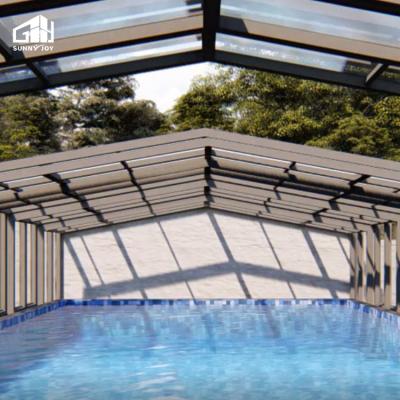 China SUNNYJOY Modern Glass Pool Fencing Pool Fence Kits for sale