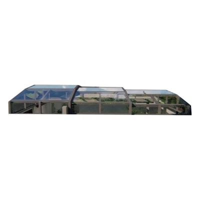 China Modern Prefab Glass Solarium House Glass Sun House Outdoor Prefab Sun Rooms for sale