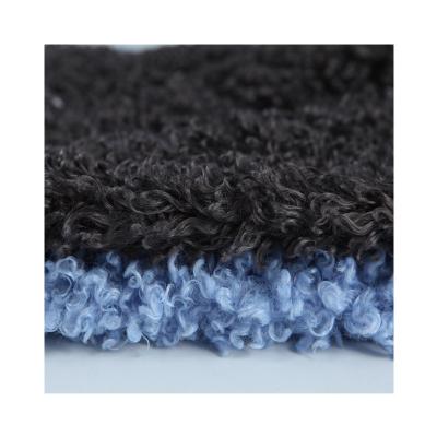 China Garment The Best Quality Faux Fur Velvet Polyester Imitation Cashmere Long Hair Granular Fabric for sale