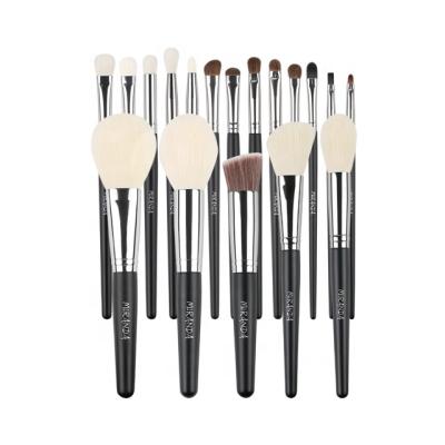 China Angular Blush Brand Wholesale Custom Logo Synthetic Personalized Professional Makeup Brush Set for sale