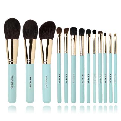 China Angular Blush Custom Your Own Brand Brush 13 Pcs Goat Hair Makeup Brush Luxury Makeup Brush Set for sale