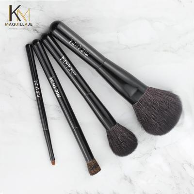 China Angular blush tube 4 makeup brush single hair copper suitable for novices, pet accept private logo for sale