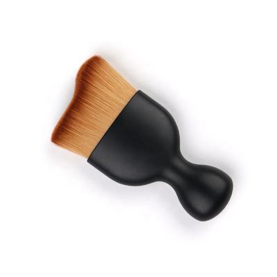 China Angular Blush Foundation Makeup Customized Professional High Density Flat Surface Kabuki Uki Single Brush for sale