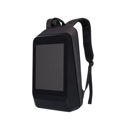 China Other Mobile Phone LED Full Color Remote Control Ultra Light Material Backpack RGB Screen Walking Billboard for sale