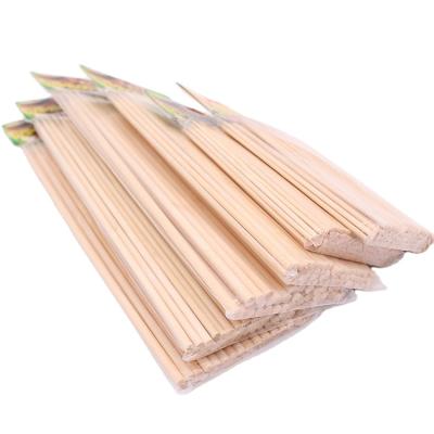 China Custom Non-toxi Bamboo Products Round Skewer Bamboo Sticks For Meat for sale